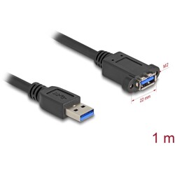 Kabel%20USB%205Gbps%20męski%20USB%20typ%20A%20na%20żeński%20USB%20typ%20A%20do%20instalacji%201m%20czarny%20Delock%2080486