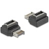 Adapter USB 10Gbps typ E klucz A męsko-żeński kątowy Delock 67237