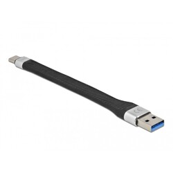 Płaski kabel wstążkowy USB 3.2 Gen.1 FPC z USB typ A do USB-C 14cm PD 3A Delock 86938 Płaski kabel wstążkowy USB 3.2 Gen.1 FPC z USB typ A do USB-C 14cm PD 3A Delock 86938