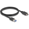 Kabel USB 10Gbps USB typ E klucz A 20-pin. męski na USB typ A męski 80cm Delock 85411