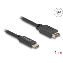 Kabel USB 10Gbps USB typ E klucz A 20-pin. męski na USB-C męski 1m Delock 85530