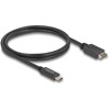 Kabel USB 10Gbps USB typ E klucz A 20-pin. męski na USB-C męski 1m Delock 85530