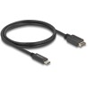 Kabel USB 10Gbps USB typ E klucz A 20-pin. męski na USB-C męski 1m Delock 85530