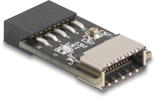 Złącze pinowe adaptera USB 2.0 żeńskie do wewnętrznego USB typ E A klucz żeńskie Delock 67175