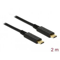 Kabel USB 3.1 Gen.1 typ C M-M 2m PD 3A Delock 83668