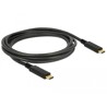Kabel USB 3.1 Gen.1 typ C M-M 2m PD 3A Delock 83668