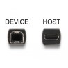 Adapter USB 2.0 żeński USB-C na męski typ B Delock 65839