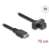 Kabel USB 10Gbps typ E klucz A 20-pin. męski na USB-C żeński na panel 70cm Delock 85776