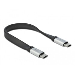 Płaski kabel wstążkowy USB 3.2 Gen.2 FPC z USB-C do USB-C 22cm PD 3A Delock 85926 Płaski kabel wstążkowy USB 3.2 Gen.2 FPC z USB-C do USB-C 22cm PD 3A Delock 85926