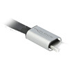 Płaski kabel wstążkowy USB 3.2 Gen.2 FPC z USB-C do USB-C 22cm PD 3A Delock 85926