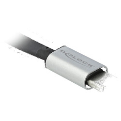 Płaski kabel wstążkowy USB 3.2 Gen.2 FPC z USB-C do USB-C 22cm PD 3A Delock 85926 Płaski kabel wstążkowy USB 3.2 Gen.2 FPC z USB-C do USB-C 22cm PD 3A Delock 85926