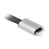 Płaski kabel wstążkowy USB 3.2 Gen.2 FPC z USB-C do USB-C 22cm PD 3A Delock 85926