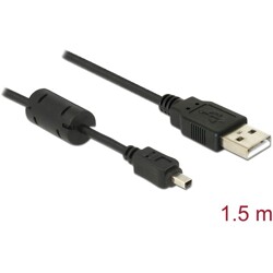 Kabel USB-B mini 4pin - USB-A 4-pin M-M 1,5m Delock 82113