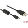 Kabel USB-B mini 4pin - USB-A 4-pin M-M 1,5m Delock 82113
