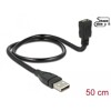 Kabel giętki USB 2.0 A wtyk - USB 2.0 micro B gniazdo 50cm Delock 83922