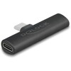 Adapter USB-C do 2x USB-C PD czarny Delock 64114