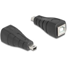 Adapter USB 2.0 mini USB 5-pin. męski na USB typ B żeński Delock 67200