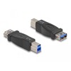Adapter USB 3.0 B wtyk - USB 3.0 A-gniazdo Delock 65179