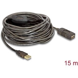 Przedłużacz USB 2.0 aktywny 15m Delock 82689