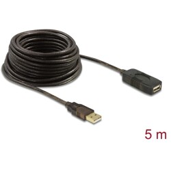 Przedłużacz USB 2.0 aktywny 5m Delock 82308