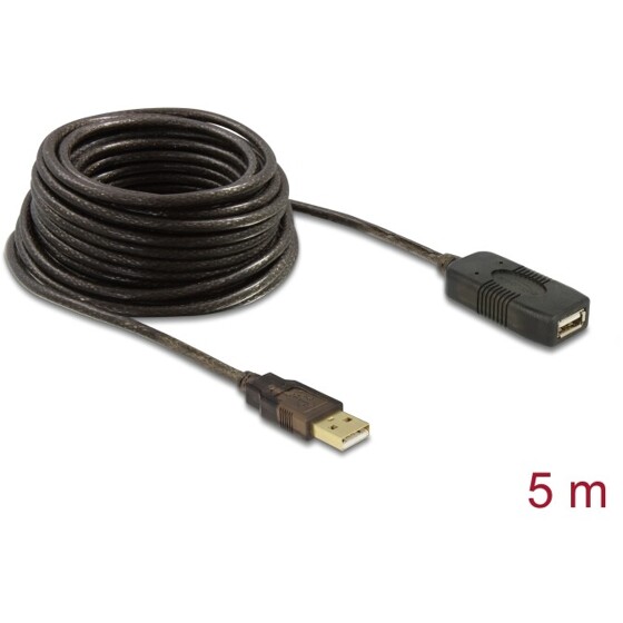 Przedłużacz USB 2.0 aktywny 5m Delock 82308