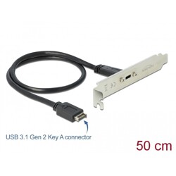 Adapter USB 10Gbps śledź 1x USB-C Delock 89936