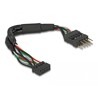 Kabel adapter USB raster 2,54 - 2,0mm 12cm Delock 41977