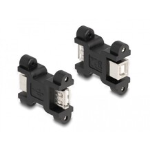 Adapter USB 2.0 typ A żeński - typ B żeński ze złączem śrubowym Delock 66076