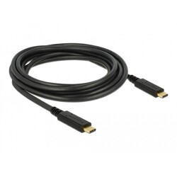 Kabel USB 2.0 typ C - typ C 3m PD 5A Delock 83325