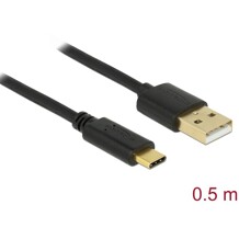Kabel USB 2.0 typ A - typ C 50cm Delock 83326