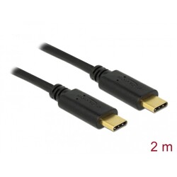 Kabel USB 2.0 typ C - typ C 2m PD 5A Delock 83324