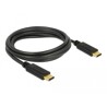 Kabel USB 2.0 typ C - typ C 2m PD 5A Delock 83324