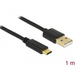 Kabel USB 2.0 typ A - typ C 1m Delock 83600