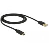 Kabel USB 2.0 typ A - typ C 1m Delock 83600