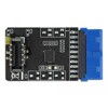 Przejściówka pin header żeńska USB 3.2 Gen.1 na wewnętrzny żeński klucz A Delock 41981