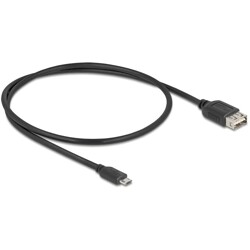Kabel USB 2.0 EASY USB typ micro-B męski na EASY USB typ A żeński 50cm Delock 81517