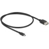 Kabel USB 2.0 EASY USB typ micro-B męski na EASY USB typ A żeński 50cm Delock 81517