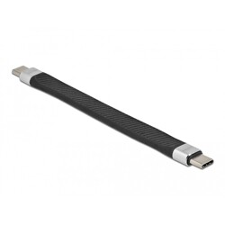 Płaski kabel wstążkowy USB 3.2 Gen.2 FPC z USB-C do USB-C 13cm PD 5A Delock 86939