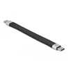 Płaski kabel wstążkowy USB 3.2 Gen.2 FPC z USB-C do USB-C 13cm PD 5A Delock 86939
