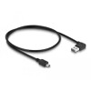Przewód USB 2.0 typ A na USB 2.0 typ mini-B kątowy 50cm Delock 85175
