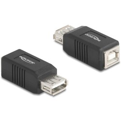 Adapter USB 2.0 USB typ A żeński na USB typ B żeński Delock 67203