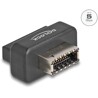 Przejściówka pin header żeńska USB 5Gbps na wewnętrzny żeński klucz A z obudową Delock 67240