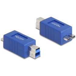 Adapter USB 5Gbps USB typ B męski na USB micro-B męski Delock 67215