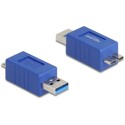 Adapter USB 5Gbps USB typ A męski na USB micro-B męski Delock 67214