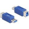 Adapter USB 5Gbps USB typ A męski na USB typ B żeński Delock 67217