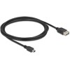 Kabel USB 2.0 USB typ mini-B męski na EASY USB typ A żeński 2m Delock 81525