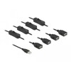 Kabel USB typ A męski do 4x USB typ A żeńskiego z przełącznikiem 1m Delock 86805