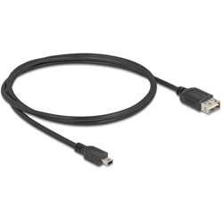 Kabel USB 2.0 USB typ mini-B męski na EASY USB typ A żeński 1m Delock 81524 Kabel USB 2.0 USB typ mini-B męski na EASY USB typ A żeński 1m Delock 81524