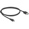 Kabel USB 2.0 USB typ mini-B męski na EASY USB typ A żeński 1m Delock 81524
