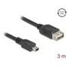 Kabel USB 2.0 USB typ mini-B męski na EASY USB typ A żeński 3m Delock 81526